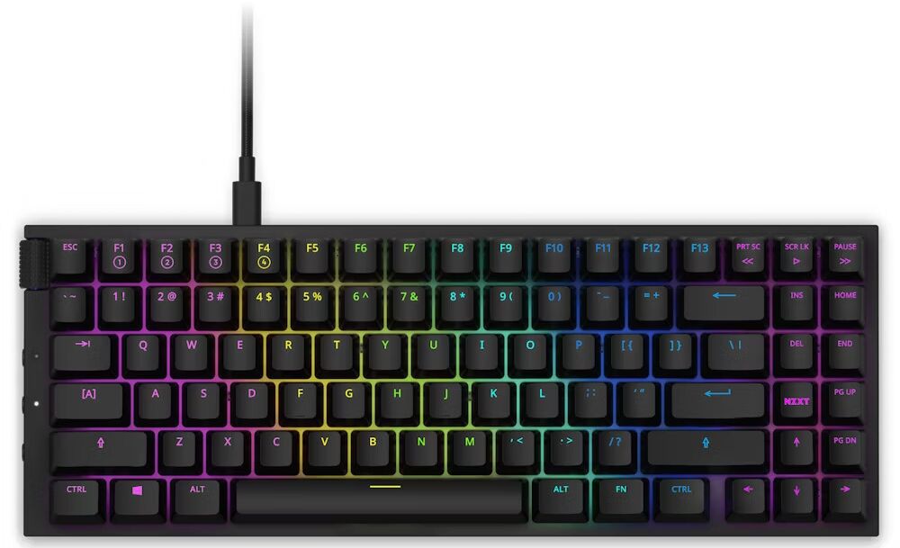 Ігрова клавіатура NZXT Function Mini TKL Black Red Switch (UKR)