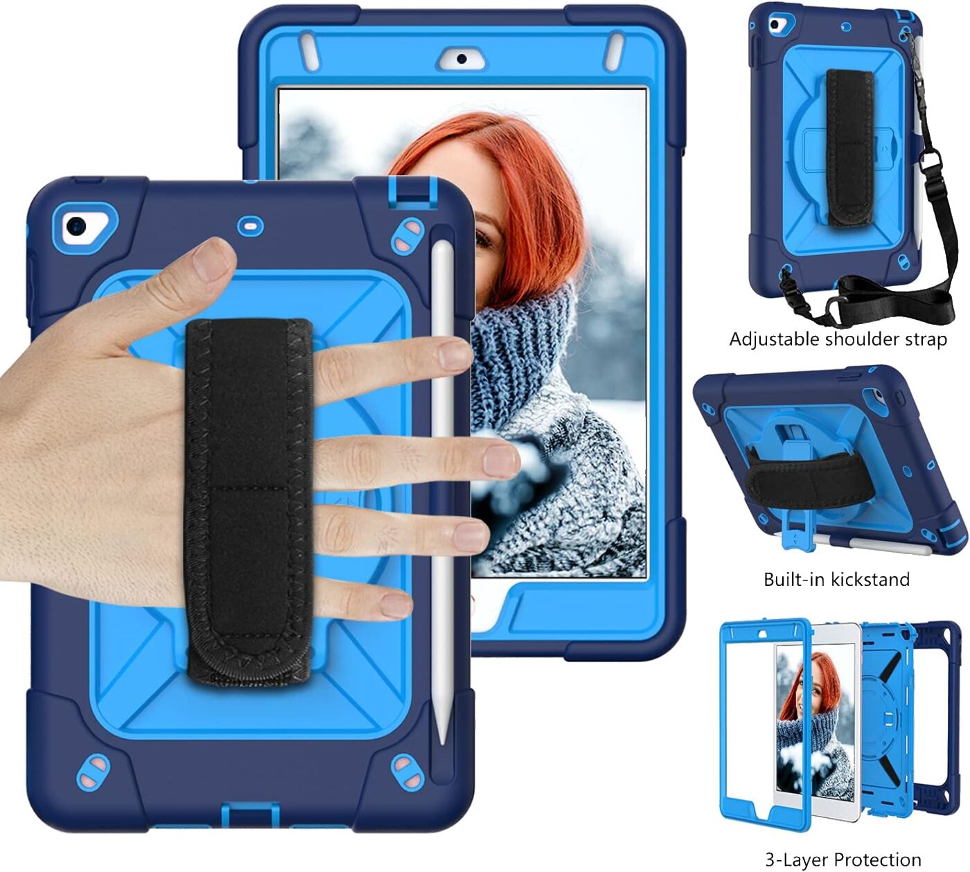 Чохол для планшета Gerutek для iPad Mini 6 8.3" Синій