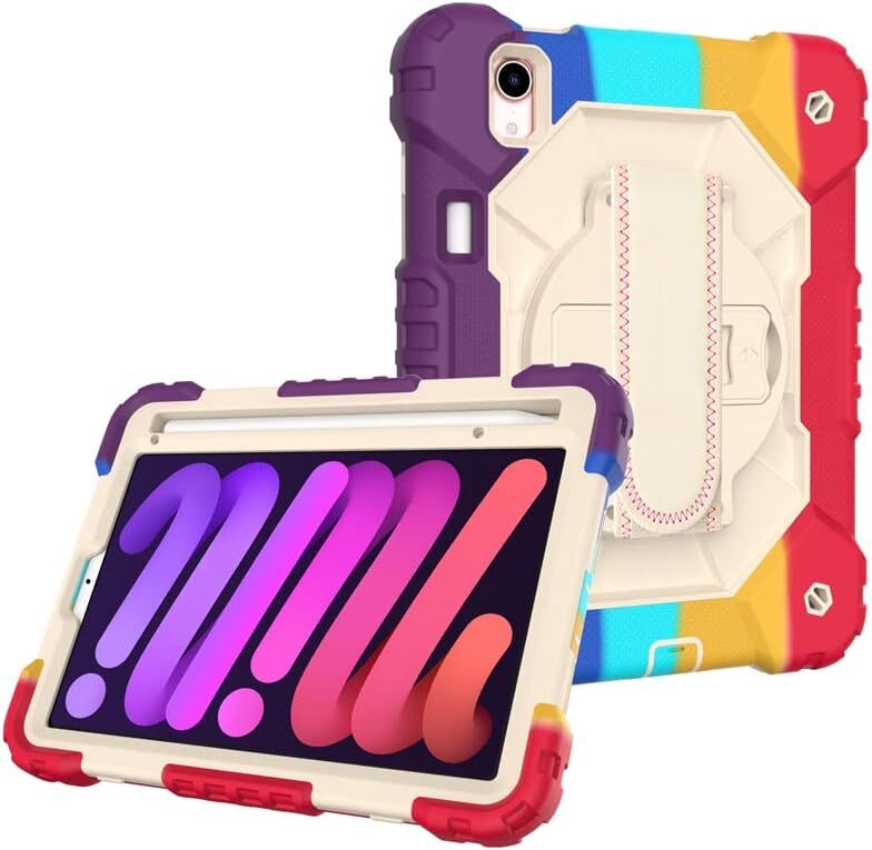 Чохол для планшета The Wolfdragon для iPad Mini 6 8.3" Райдужний