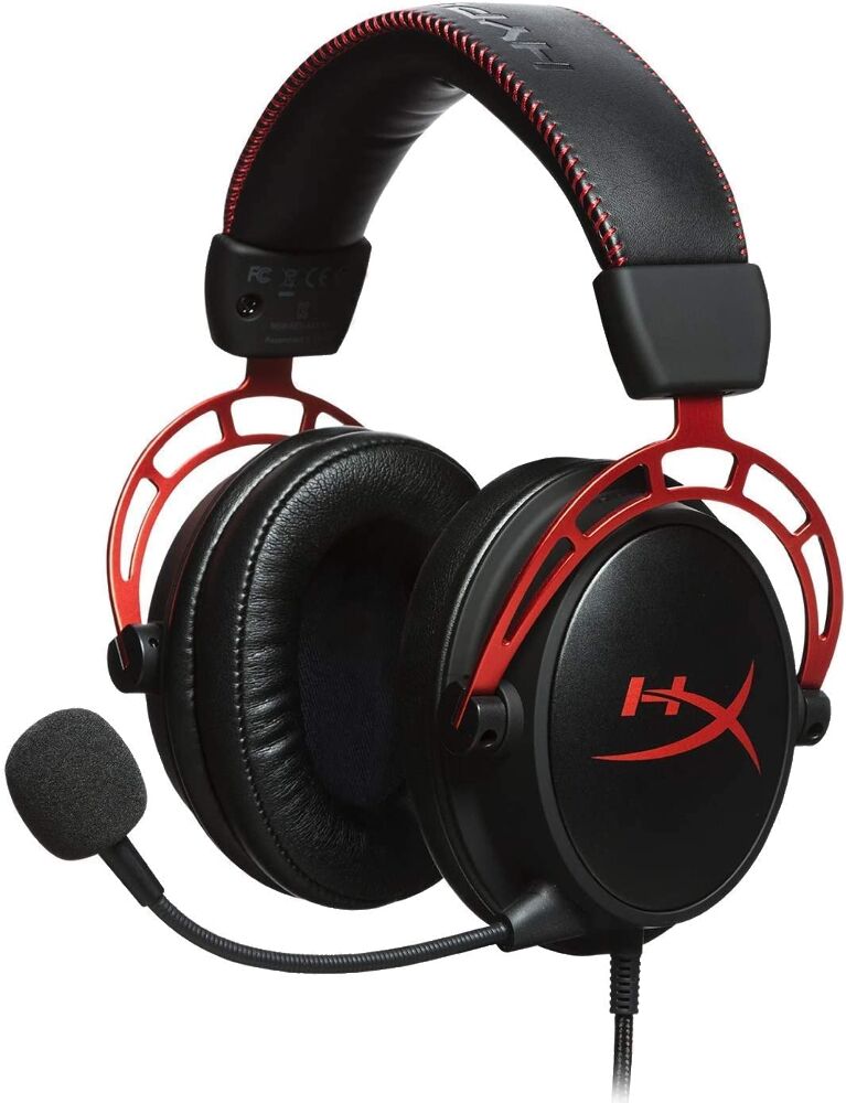 Original геймерські дротові навушники HyperX Cloud Alpha (HX-HSCA-RD) Чорно-Червоні
