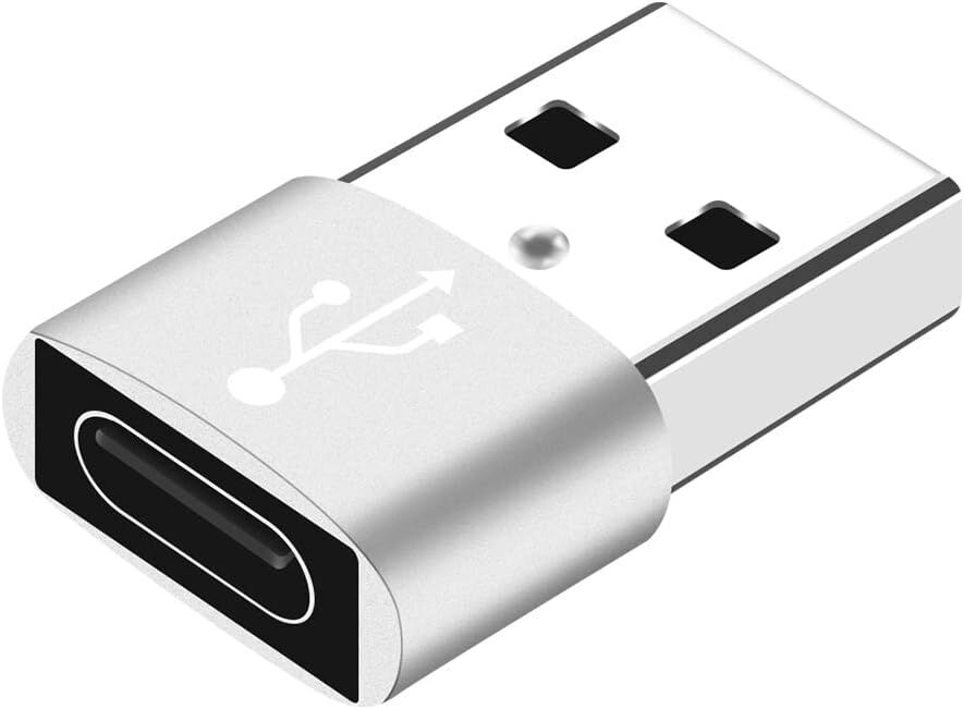 Адаптер Gionar USB – Type-C Серебристый