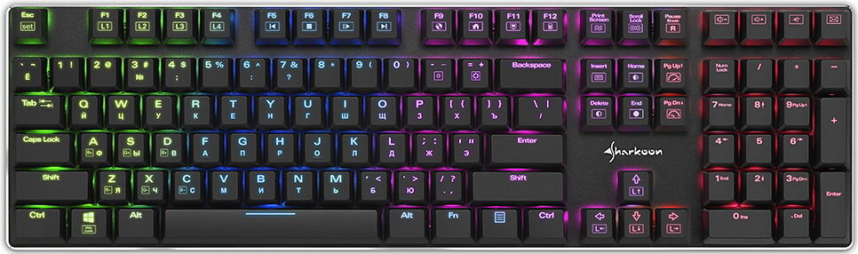 Клавіатура Sharkoon PureWriter TKL Black