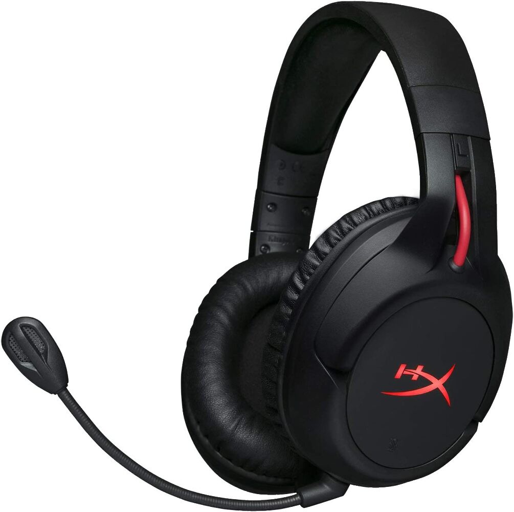 Геймерські бездротові навушники HyperX Cloud Flight Wireless HX-HSCF-BK/EM Чорно Червоні