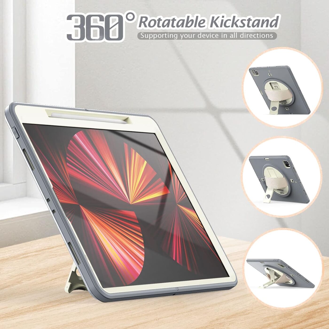 Чохол для планшета Tycolit для iPad Air 5/4 (2022/2020) iPad Pro 11 10.9" Сірий
