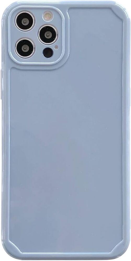 Чохол для телефону Yablut для iPhone 12 Pro Max Сіро-синій