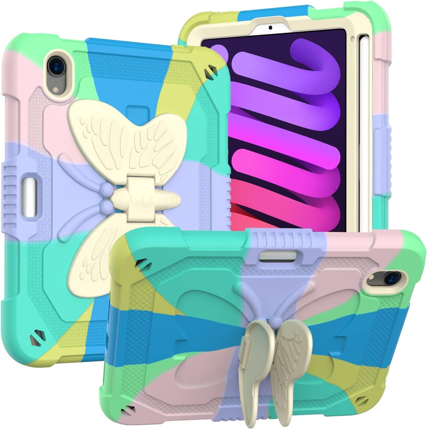 Чохол Bentoben для iPad Mini 6 Різнокольоровий