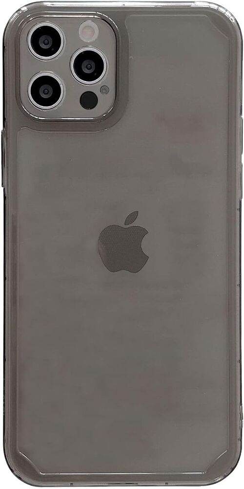 Чохол для телефона Yablurt для iPhone 12 Pro Прозорий чорний
