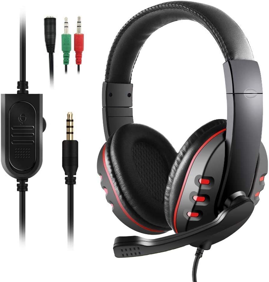 Комп'ютерн гарнітура Diswoe ET1101 Black-red