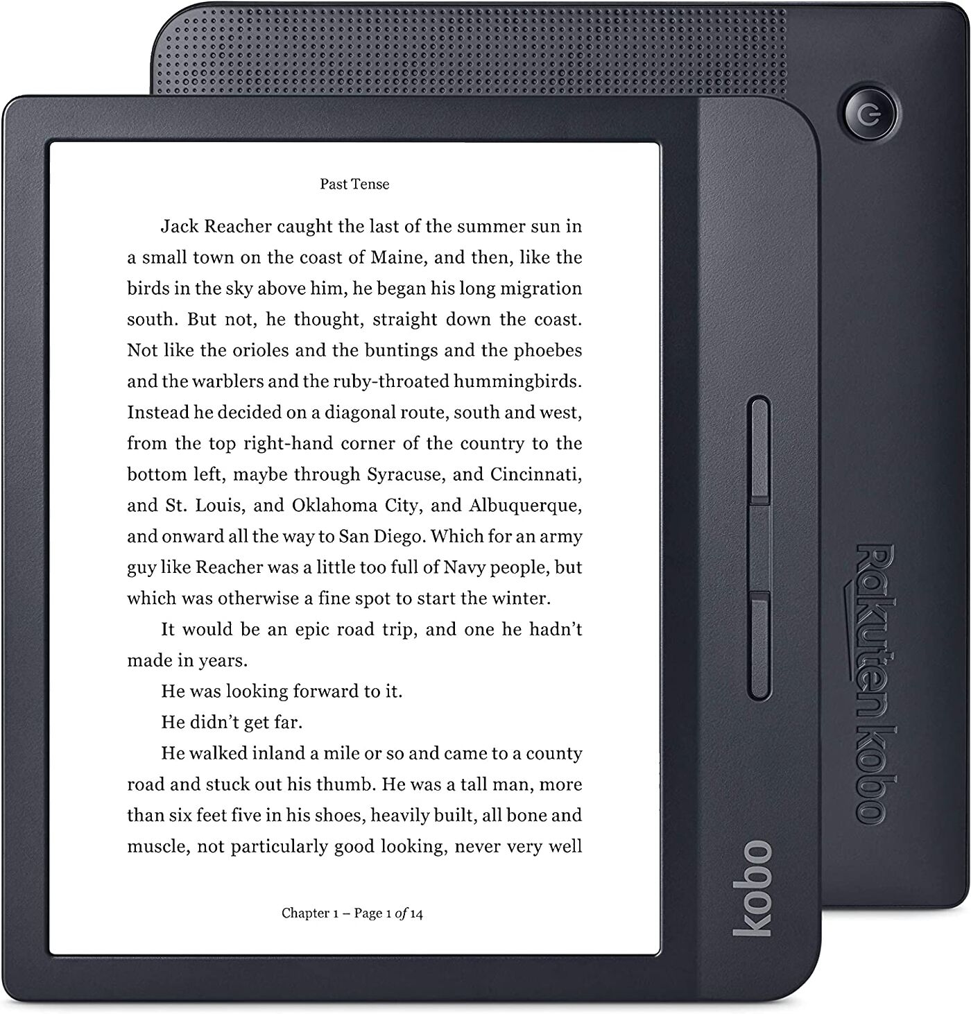 Електронна книга 7" Kobo Libra H2O 8Gb Wi-Fi Чорна