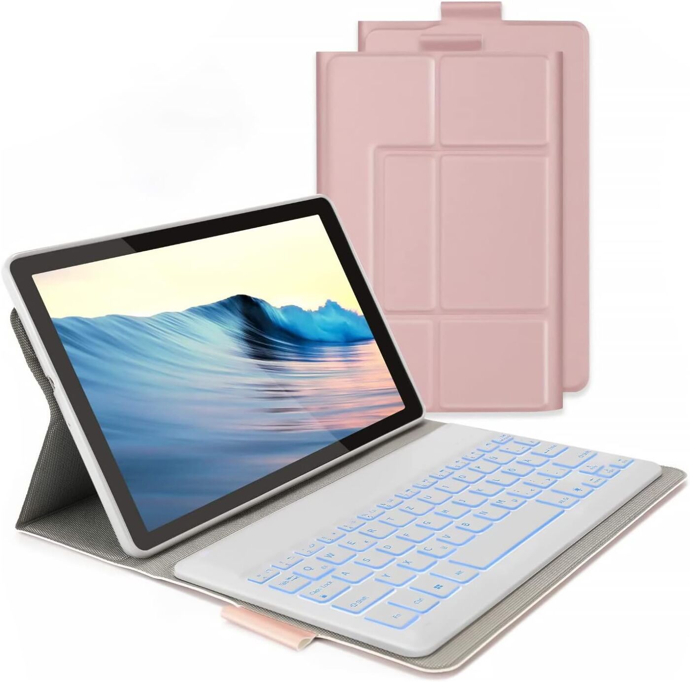 Клавіатура-чохол для планшета Doraby для Samsung Galaxy Tab A T510/T515 10.1" Рожевий