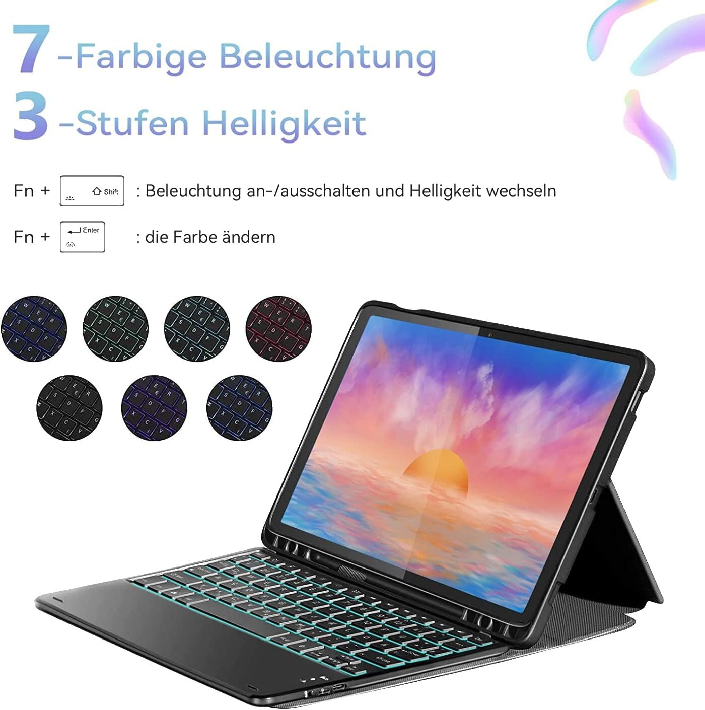 Клавіатура-чохол для планшета Jelly Comb для Samsung Tab S8/Tab S7 11" Чорний