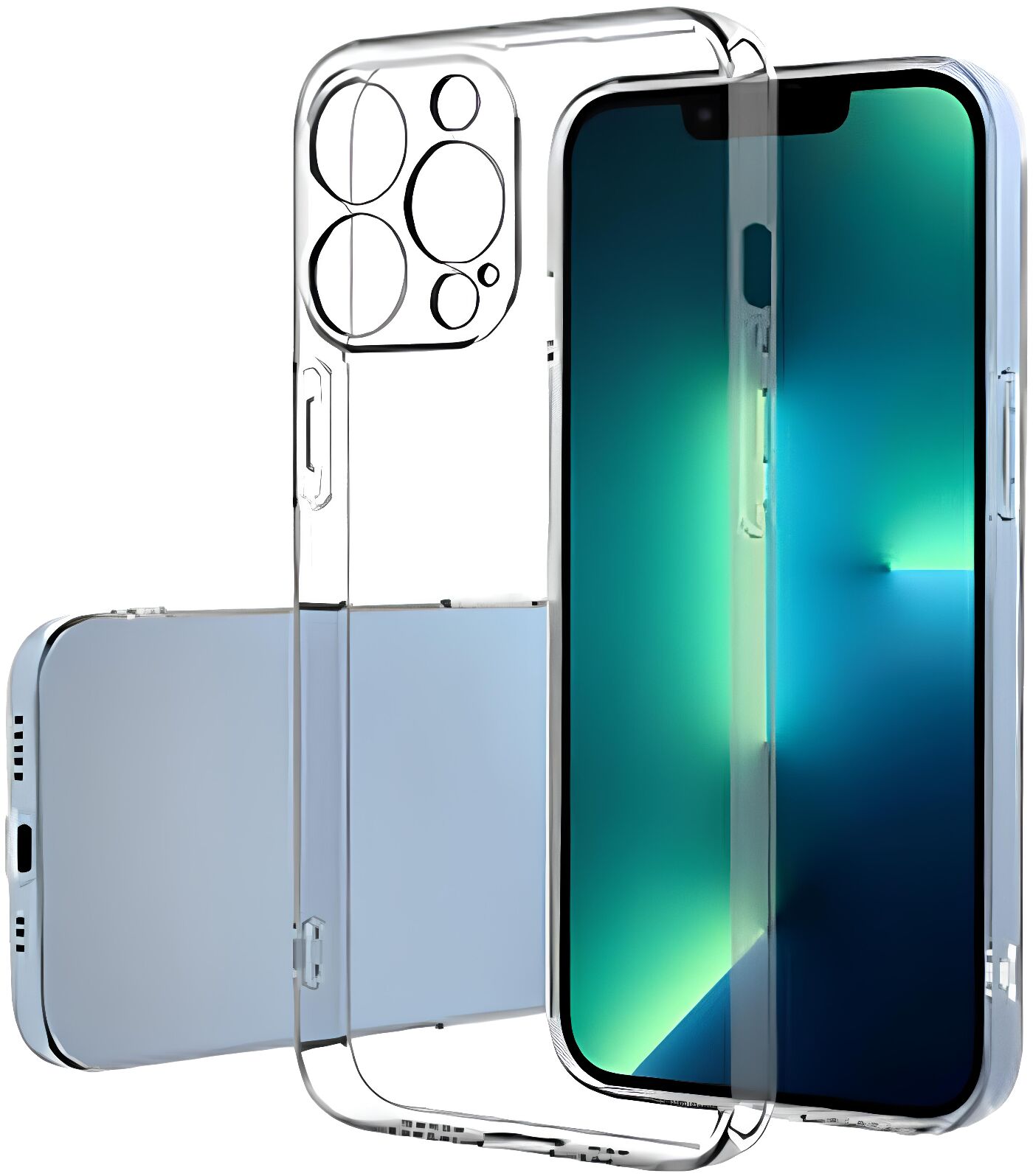 Чохол для телефону Yablurt для iPhone 13 Pro Max Прозорий