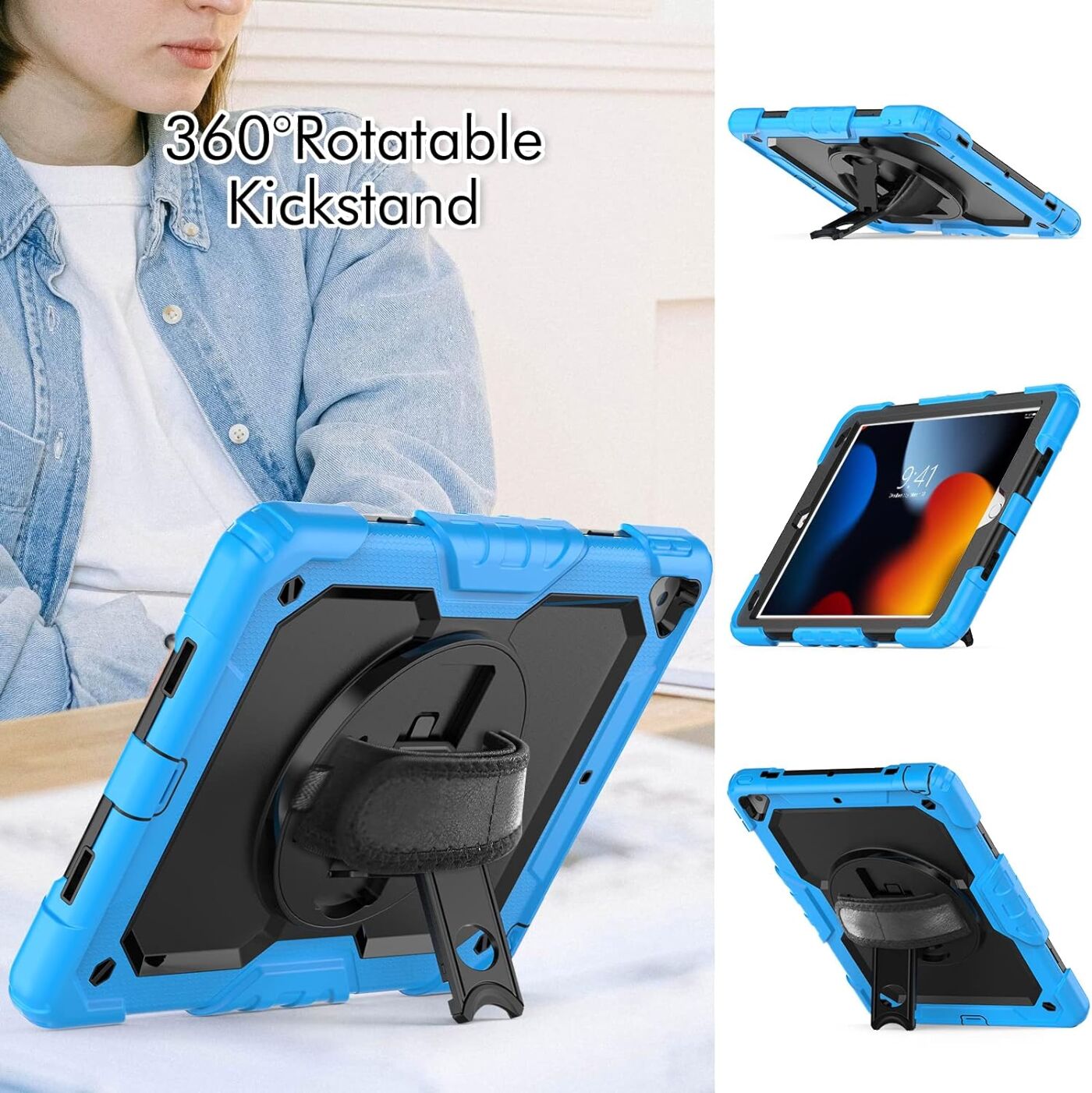 Чохол для планшета BMOUO для iPad Air 12.9" Синій