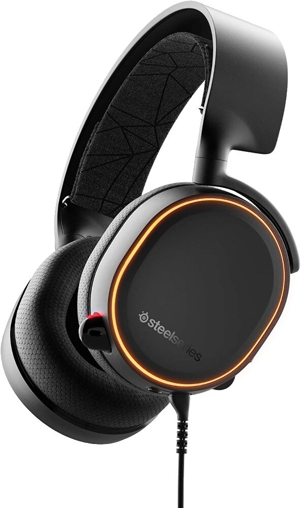 Навушники з мікрофоном SteelSeries Arctis 5 Black Уцінка